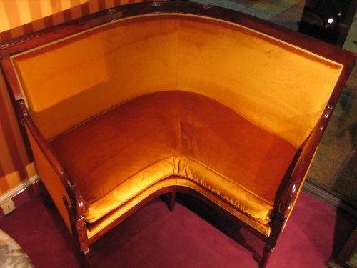 Seating  - Corner sofa Restauration period