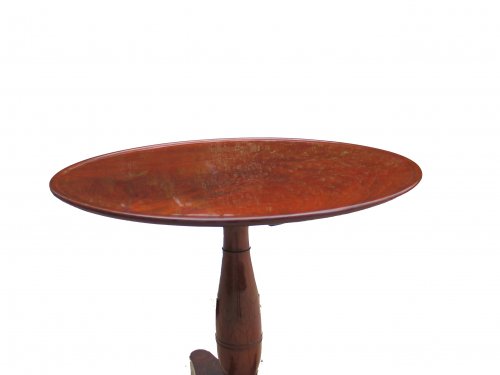 French gueridon table in mahgany of Empire period - Furniture Style Empire