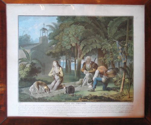 "Paul et Virginie" suite de gravures par Schall et Descourtis