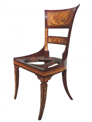 Furniture  - Chair and desk, Italy 18th century