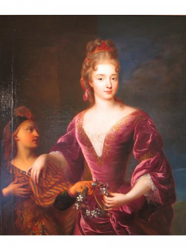 Portrait de Louise Catherine de Crussol - 1691 - Attribué à François de Troy