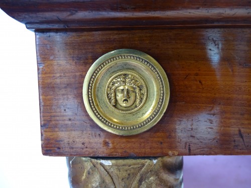 XIXe siècle - Console en acajou époque Consulat
