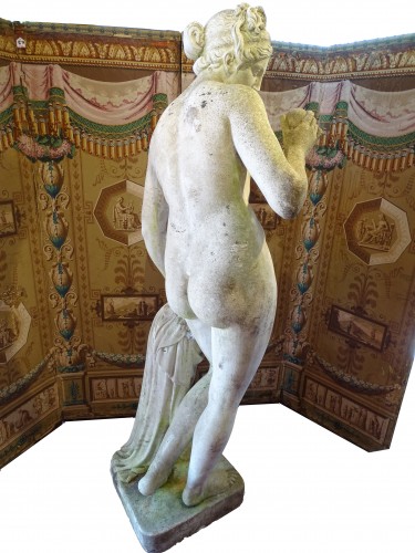 Matériaux & Architecture  - Vénus Victrix ou Vénus à la pomme, statue en pierre reconstituée