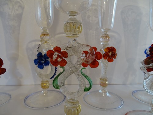 XIXe siècle - Suite de treize coupes, Murano XIXe