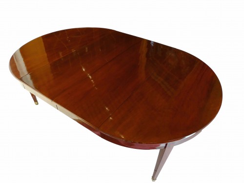 Table de salle à manger en acajou Directoire - Consulat - Mobilier Style 