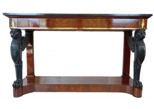 Mahogany console 1st Empire