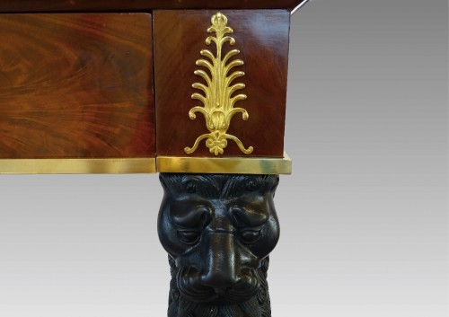 Mahogany console 1st Empire - Furniture Style Empire