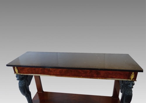 Antiquités - Mahogany console 1st Empire