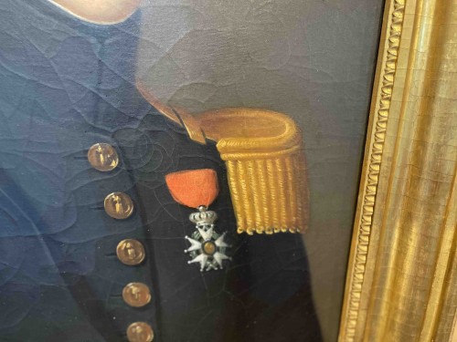 XIXe siècle - Portrait d'un officier vers 1820 / 1830
