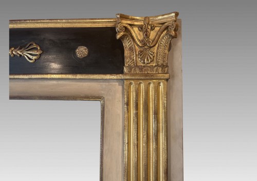 Miroirs, Trumeaux  - Trumeau de boiserie - Époque 1er Empire