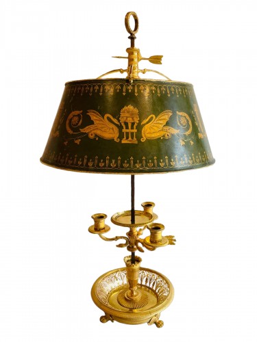 Lamp Bouillotte of the first Empire period