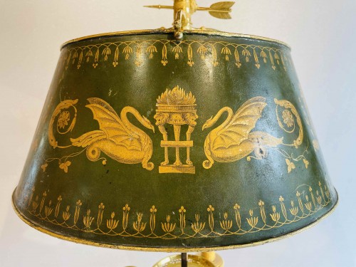 Empire - Lamp Bouillotte of the first Empire period