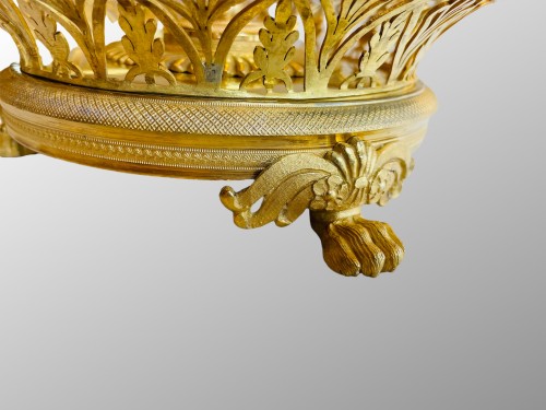 Antiquités - Lamp Bouillotte of the first Empire period