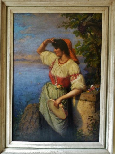 Tableaux et dessins Tableaux du XXe siècle - William Travers - La Napolitaine (1903)