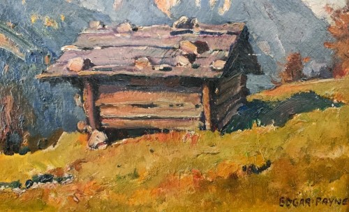 Tableaux et dessins Tableaux du XXe siècle - Edgar Payne (1883-1947) - Swiss Mountains, 1923