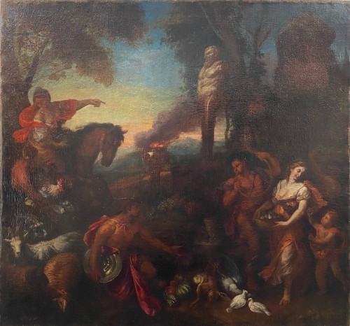 Vassallo Anton Maria - Scene of offering to the god Pan