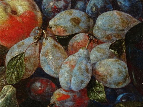 XVIIe siècle - Giuseppe Recco (1634-1695) – Nature Morte Aux Melons, Poires, Pêches, Prunes Et Figue