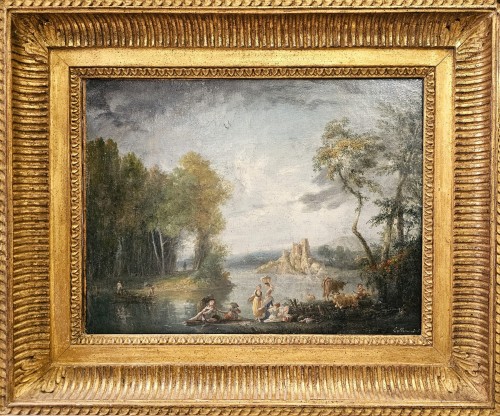 Jean-Baptiste Lallemand (1716-1803)- Les lavandières