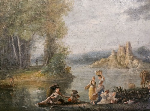 18th century - Jean-Baptiste Lallemand (1716-1803) - The Washerwomen