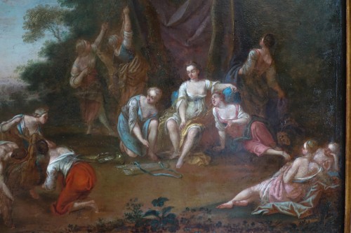 Paintings & Drawings  - Jacques Sébastien Leclerc (1734 - 1785) - Diana's Rest