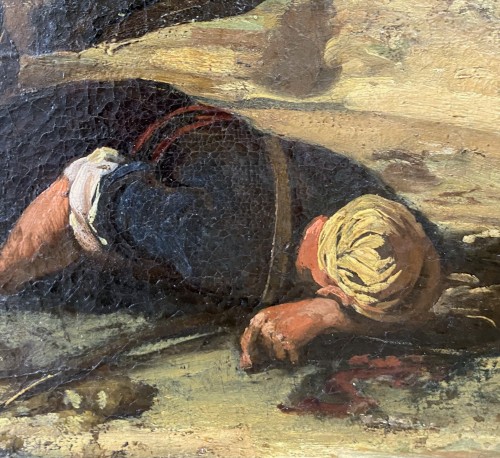 Jacques Courtois (1621-1676) - Scène de bataille entre chrétiens et turcs - Galerie Meier