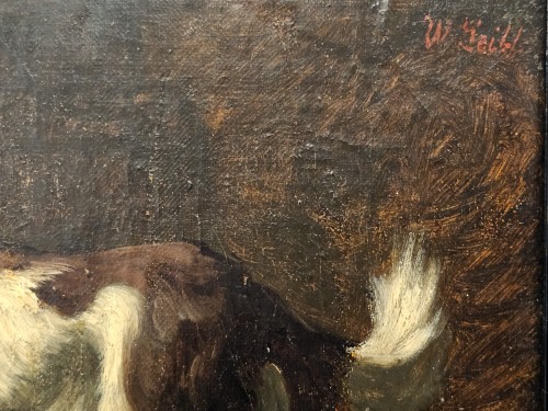 19th century - Wilheim Leibl (1844-1900) - The Hunting Dog