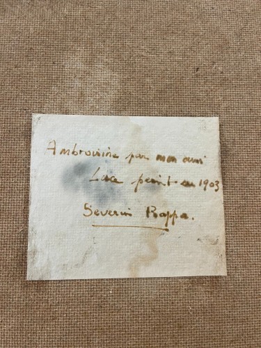 Luce Maximilien (1858-1941) - Portrait d'Ambroisine Luce (1903) - Napoléon III