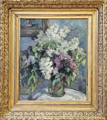 Piotr Petrovitch Konchalovsky (1876-1956) - Lilas au napperon blanc (1947)