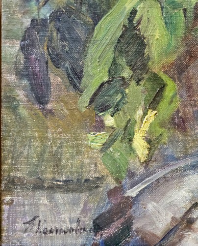 20th century - Piotr Petrovitch Konchalovsky  (1876-1956) - Lilac with white doily (1947)