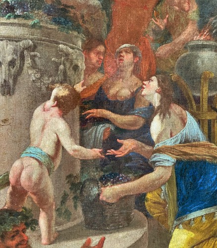 Tableaux et dessins Tableaux XVIIe siècle - Scène de bacchanale - Giulio Carpioni (1613-1678) 