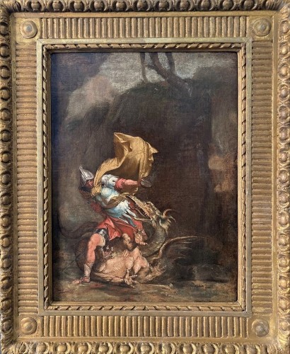 Salvator Rosa (1615-1673) - Jason Slaying The Dragon