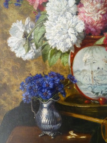 Paintings & Drawings  - Henri Biva (1848-1929) - Japanese-style Still Life