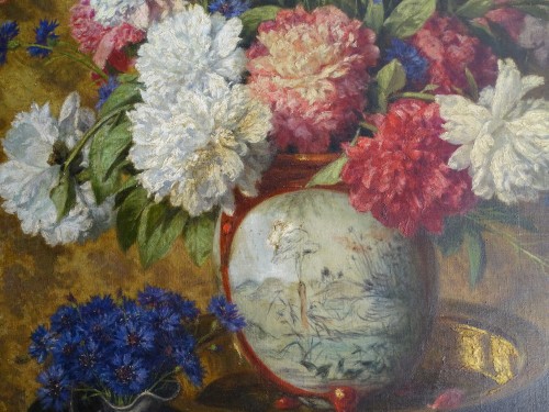 Henri Biva (1848-1929) - Japanese-style Still Life - Napoléon III