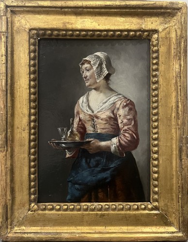 The Waitress, attributed to Ernest Meissonier (1815-1891)