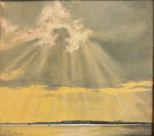 Eclaircie sur la mer - Léon SPILLAERT (1881-1946) - Tableaux et dessins Style 
