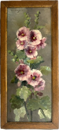 Roses Trémières - Louise ABBEMA (1853-1927)