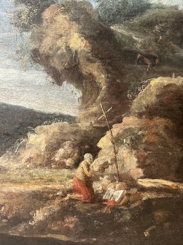 Paintings & Drawings  - Antonio Maria Marini (1668–1725) — Saint Jerome In A Landscape 