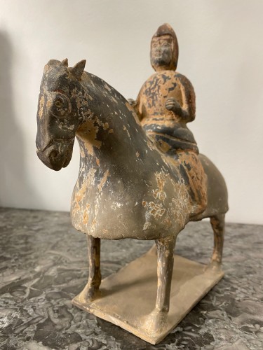 BC to 10th century - Warrior On Horseback - China, Northern Wei Dynasty (534-557)