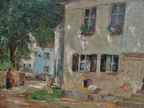 Paintings & Drawings  - Eugène Boudin (1824-1898)  - The bastide in the surroundings of Antibes, 1893