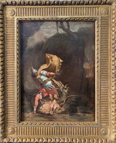 Salvator Rosa (1615-1673) - Jason terrassant le dragon - Galerie Meier