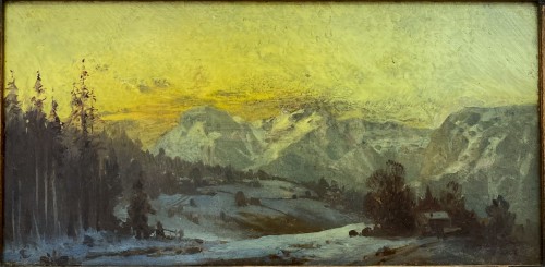Carl Gustav Carus (1788 - 1869) - Riesengebirge - Paintings & Drawings Style Restauration - Charles X
