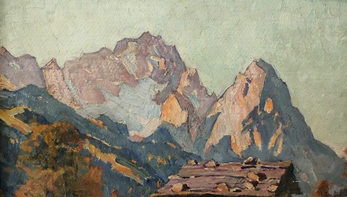 Edgar Payne (1883-1947) - Swiss Mountains, 1923 - Galerie Meier