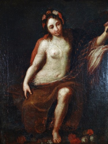 Flora - Giuseppe Maria Crespi (1665-1747) - Tableaux et dessins Style Régence