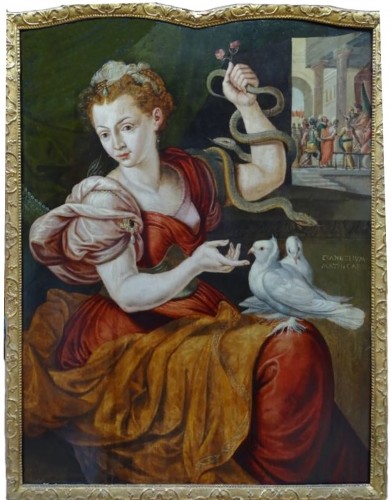 The dream of Pilate&#039;s wife, attributed to Marten de Vos