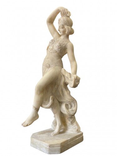 Guglielmo Pugi (1850-1915) - Danseuse Orientale - Sculpture Style Art nouveau
