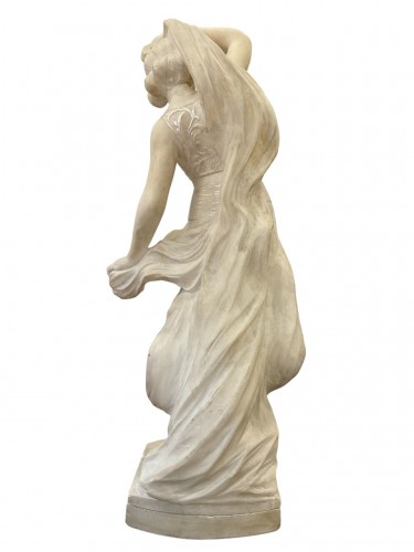 Sculpture Sculpture en Marbre - Guglielmo Pugi (1850-1915) - Danseuse Orientale