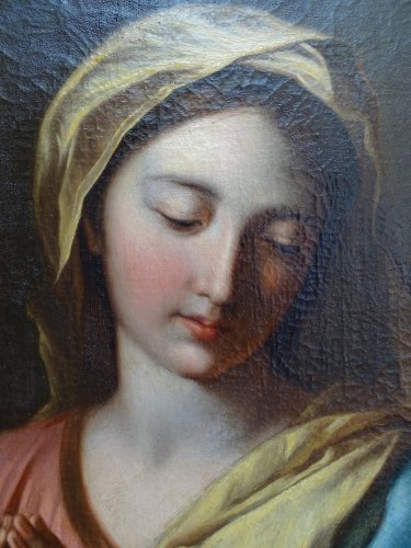 Sebastiano Conca - Vierge en prière - Tableaux et dessins Style Louis XV