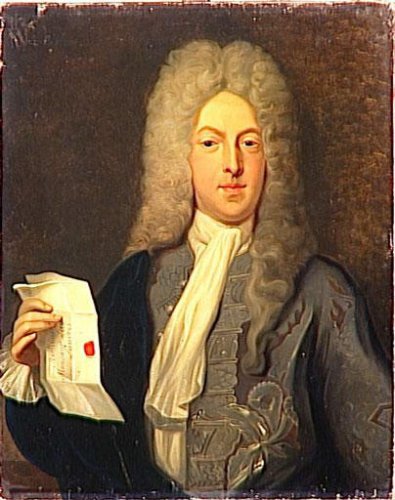 XVIIIe siècle - Jean Baptiste Van Loo (1684-1745) - Portrait de John Law à l'âge de 45 ans