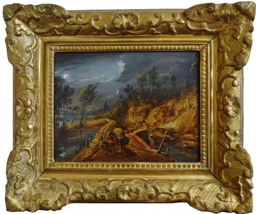 Joos II de Momper (1564- 1635) - Paysage au crépuscule