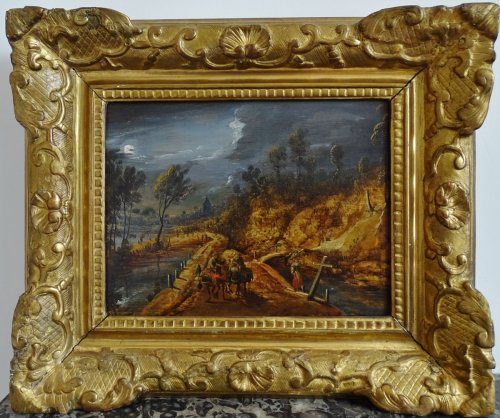 Joos II de Momper (1564- 1635) - Paysage au crépuscule - Galerie Meier